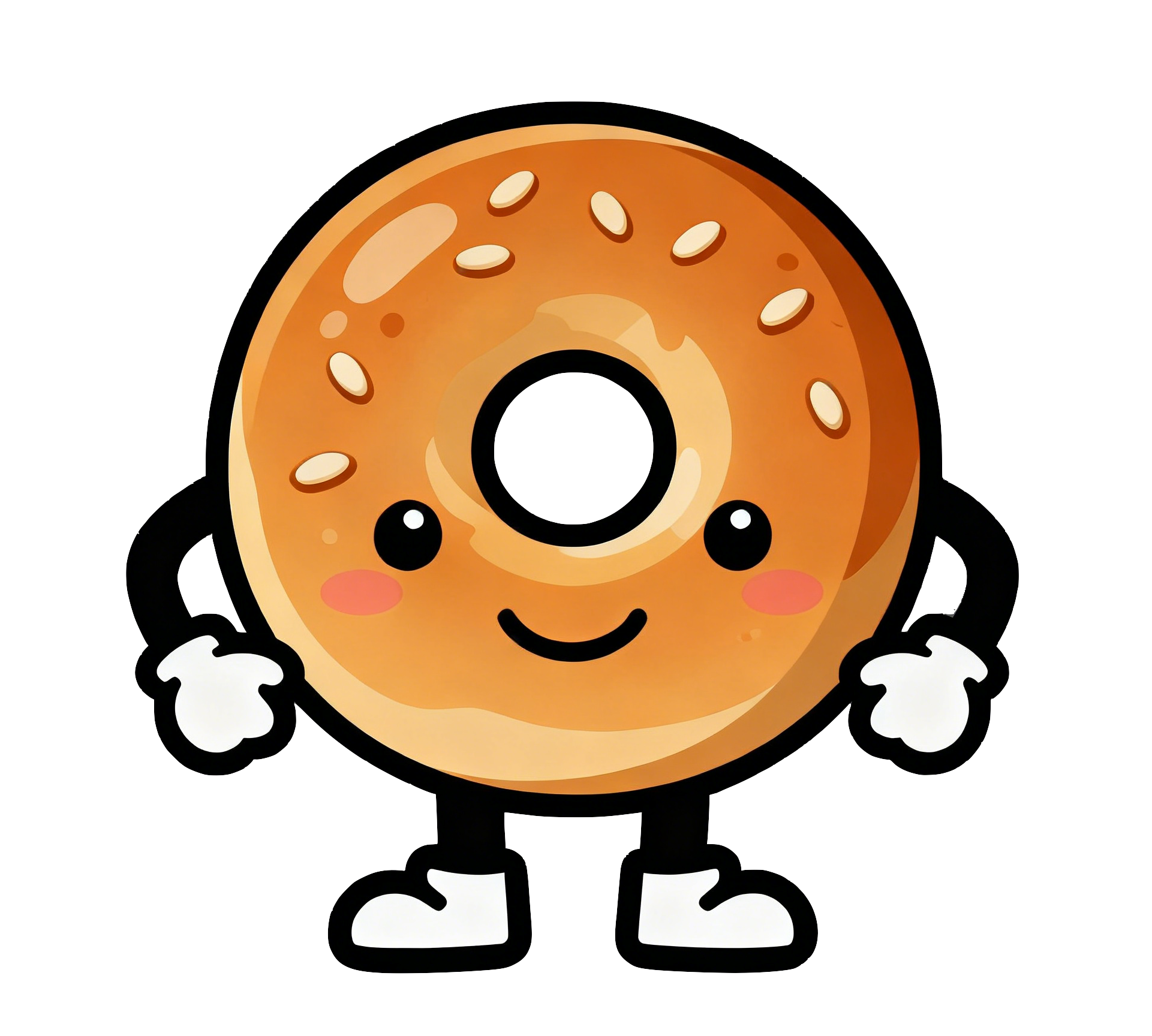 贝果卡通形象